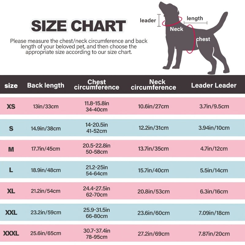 Small to Large Breeds Fleece-Lined Reversible Dog Jacket - Cozy Winter Pet Apparel with Long Neck Vest, Dual-Wear Design