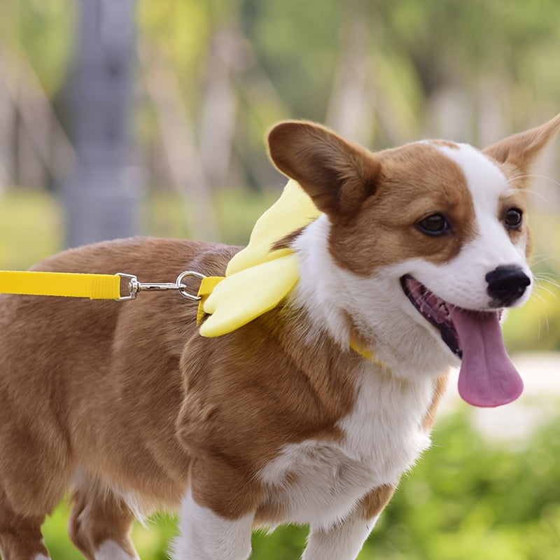 Adjustable Pet Harness and Leash Set with Cute Wings - Comfort Fit Vest for Rabbits, Puppies, Kittens, and Small Animals - Hand-Wash Only