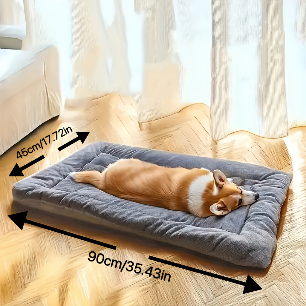 [2025 Newly Upgraded]Extra-Large Plush Dog Sofa Bed - Thick, Super Soft Pet Mat For Small To Large Breeds, Ideal Gift For Dog Enthusiasts, Dog Comfort Mat|Modern Pet Bed|Durable Pet Bed, Cozy Pet Furniture