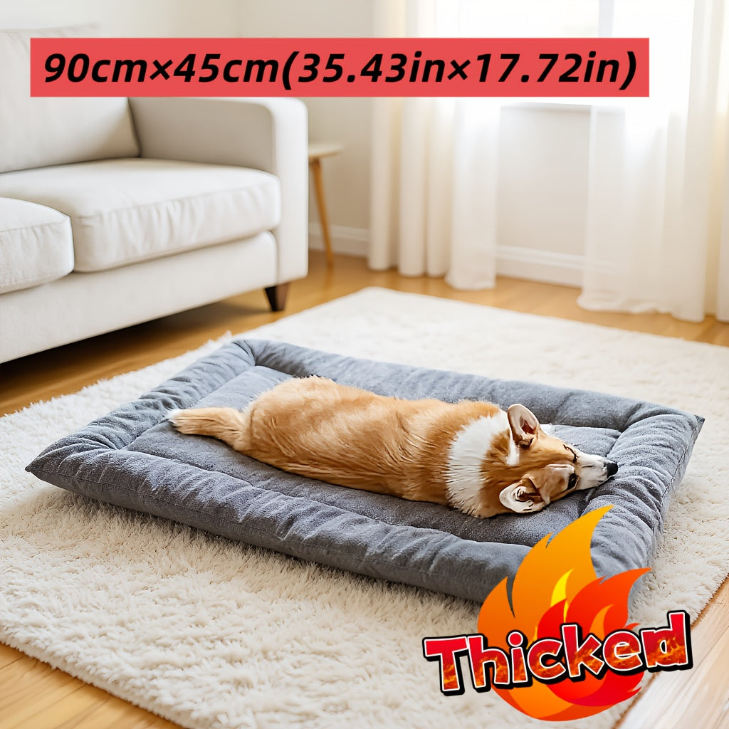 [2025 Newly Upgraded]Extra-Large Plush Dog Sofa Bed - Thick, Super Soft Pet Mat For Small To Large Breeds, Ideal Gift For Dog Enthusiasts, Dog Comfort Mat|Modern Pet Bed|Durable Pet Bed, Cozy Pet Furniture