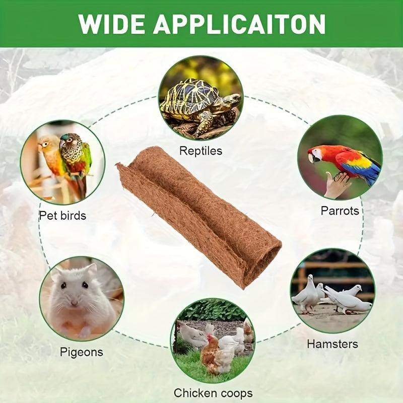 [7pcs]7pcs Of Reusable Coconut Palm Mats, Chicken Coop Nesting Mats, Moisture-proof And Heat-insulating, Perfect For Birds And Reptiles To Lay Eggs, Easy To Care For