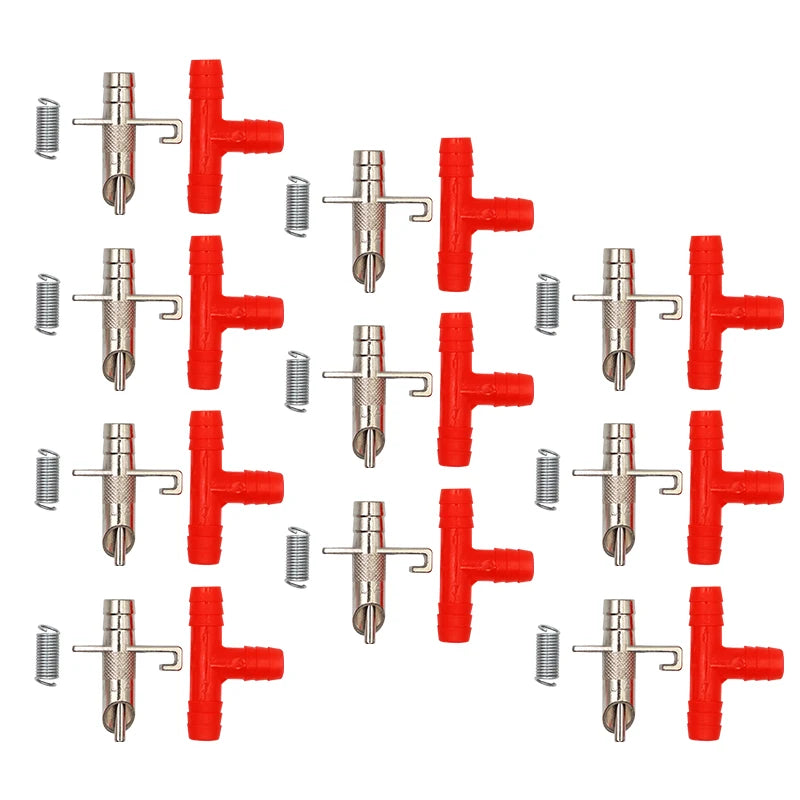 10 Pcs Rabbit Nipple Drinker Rodents Bunny Pet Automatic Waterer Drinker Rabbit Drinking Fountains Animal Feeding Tools