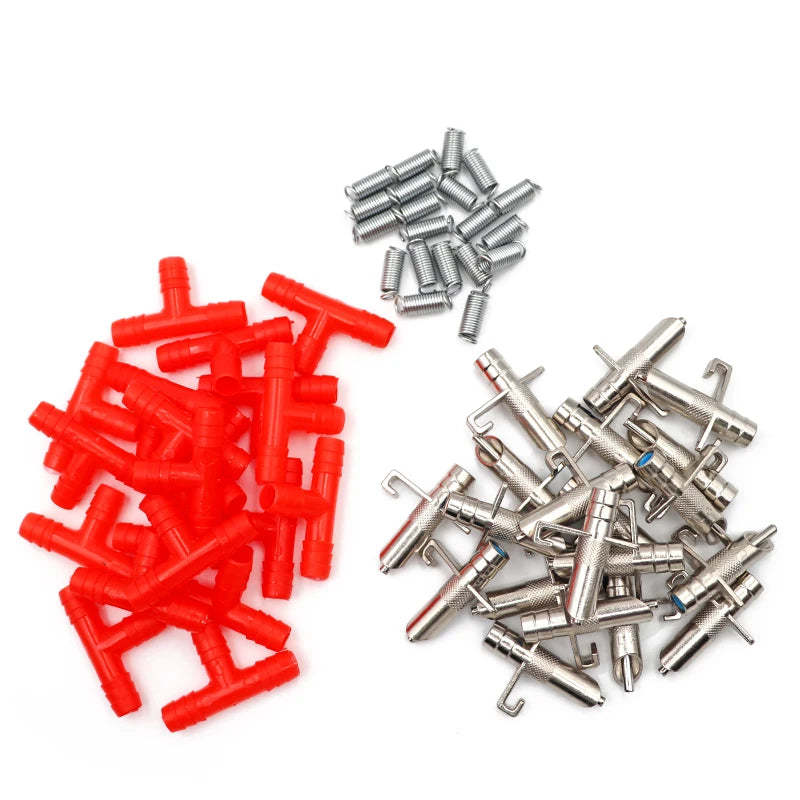 10 Pcs Rabbit Nipple Drinker Rodents Bunny Pet Automatic Waterer Drinker Rabbit Drinking Fountains Animal Feeding Tools