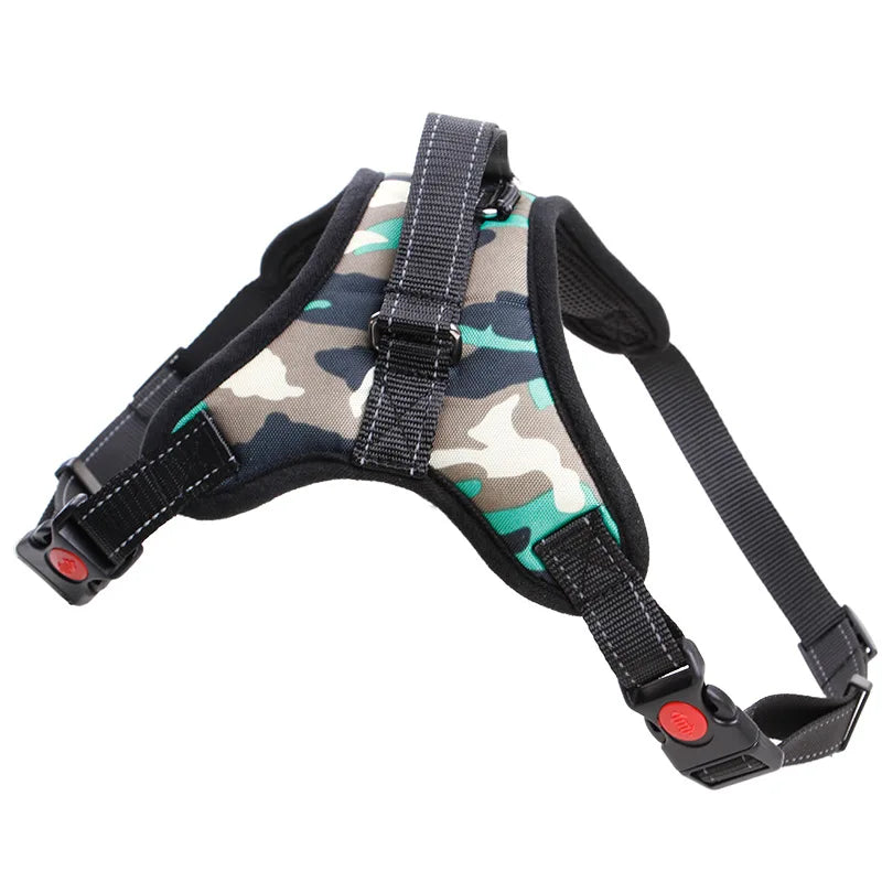 Pet Dog and Cat Adjustable Harness with Leash Reflective and Breathable for Small and Large Dog Harness Vest Pet Supplies