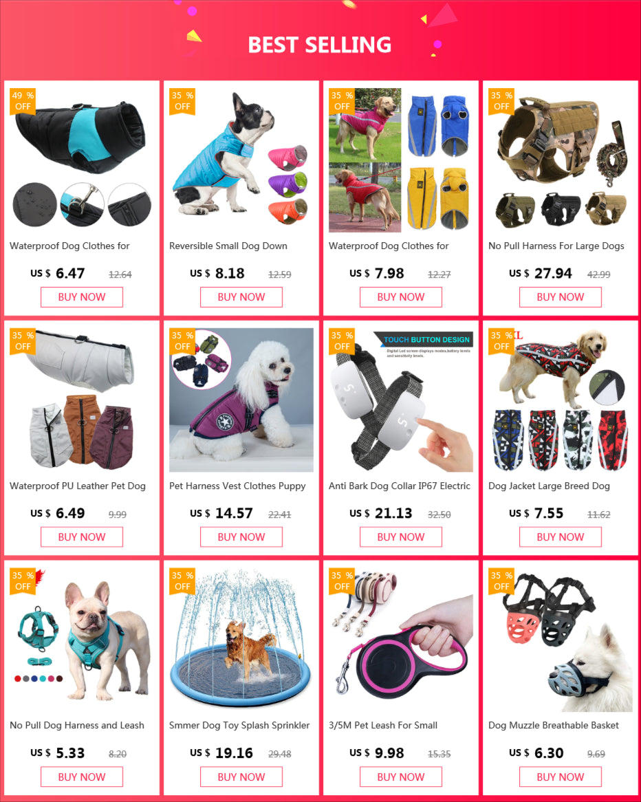 Winter Warm Large Pet Dog Jacket with Harness Waterproof Big Dog Coat for Labrador Chihuahua French Bulldog Outdoor Dog Clothes