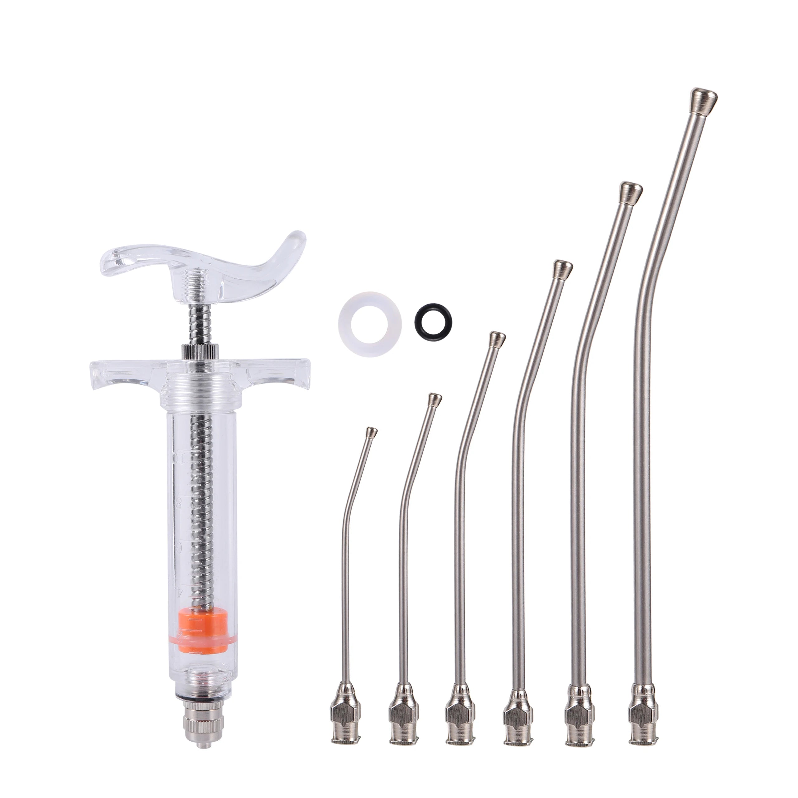 10ml/20ml Birds Feeding Syringe Kit With 6 Pcs Curved Gavage Tubes Bird Feeding Feed Medicine Supplies Pets feeding supplies