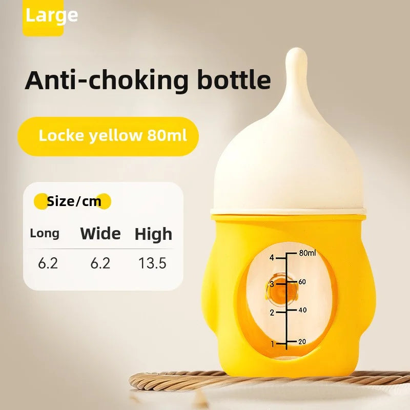 New pet milk bottle cat dog bionic anti-choking newborn puppy cat silicone bottle drinking milk see scale