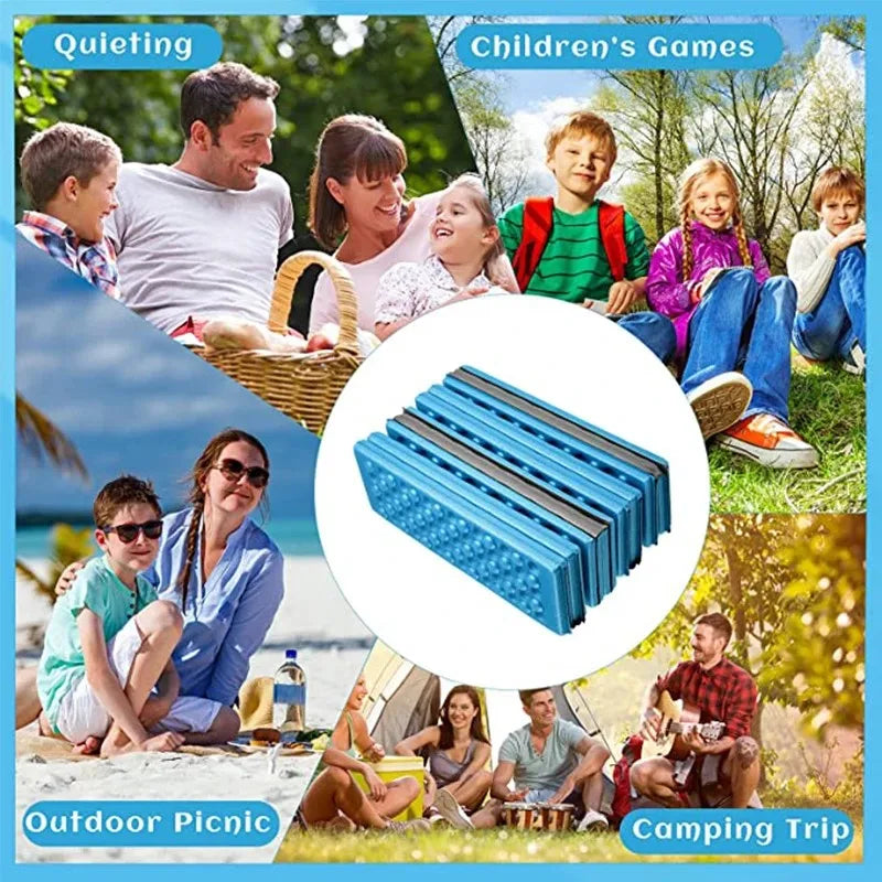 Outdoor Picnic Camping Mat Beach Moisture-Proof Foldable XPE Cushion Hiking Portable Small Mats Egg Trough Waterproof Pad