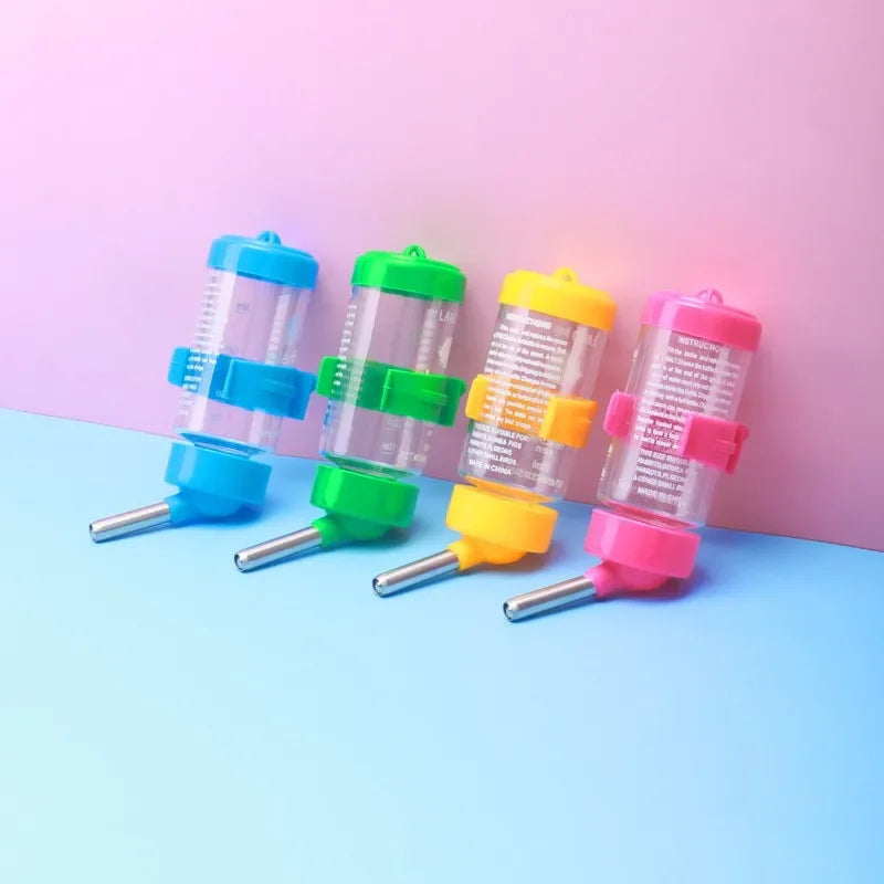 Hanging Hamster Drinker Water Bottle Dispenser Feeder Hanging Pet Dog Guinea Pig Squirrel Rabbit Drinking Head 80/125/250ml