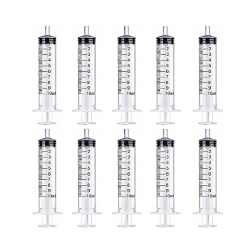 1ml-10ml Disposable Syringes Syringes Without Needle Syringe Glue Pet Feeding Needle Kitchen Tools Plastic Bulk Needle-Free