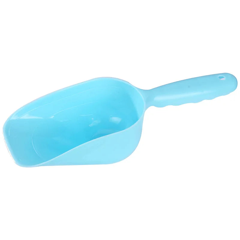 Hot Sale Plastic Dog Cat Food Spoon Shovel 3 Colors Convenient Feeder Plastic Pet Feed Scoop