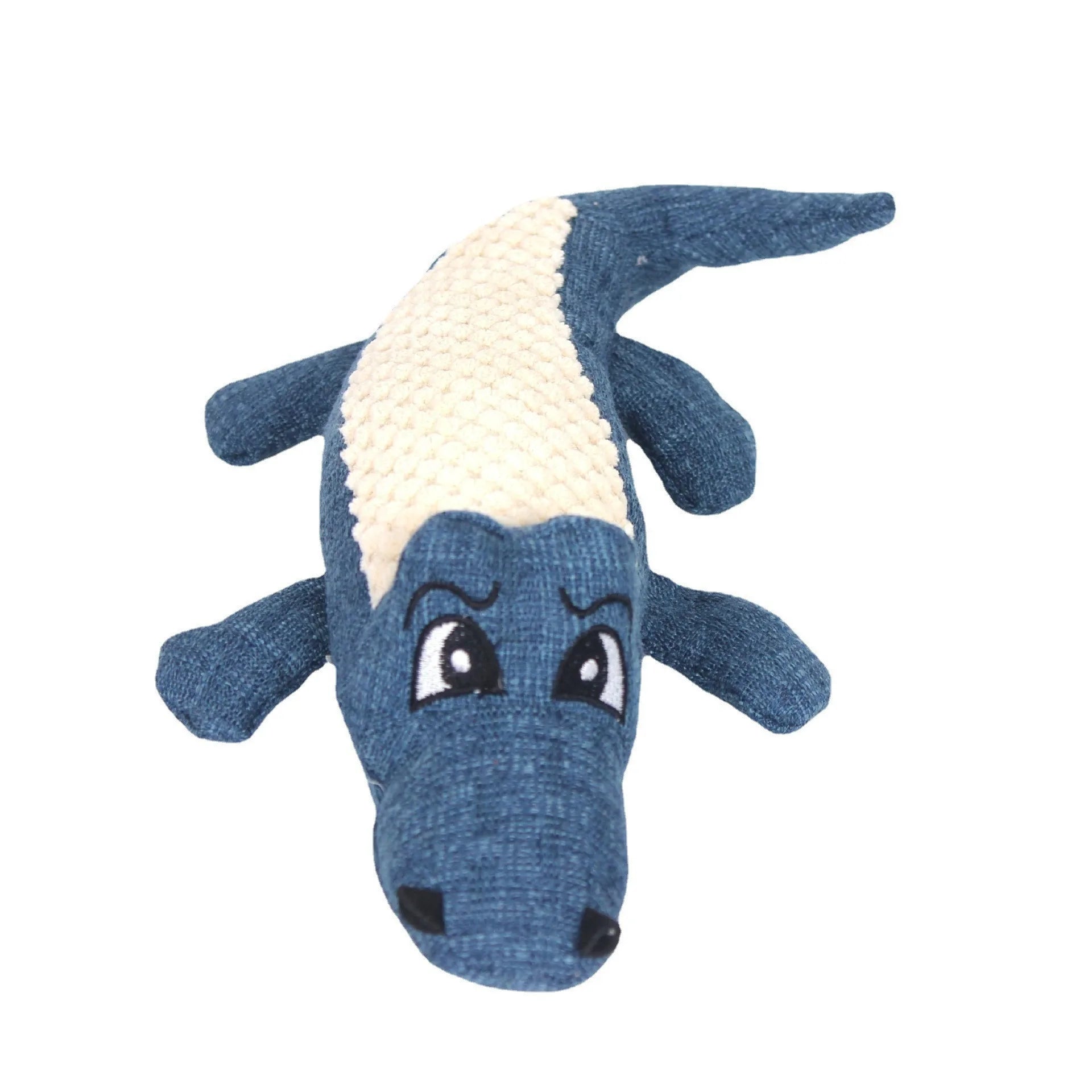 Jouets à mâcher interactifs pour animaux de compagnie, en forme d'alligator, en forme de dessin animé, jouet sonore pour chien, rongement et grincement des dents, fournitures d'entraînement