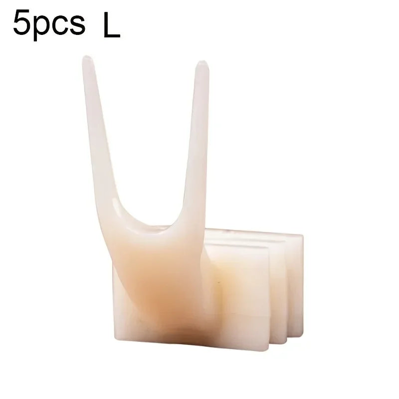 5pcs Durable PP Material Bird Cage Fruit Forks, Parrot Feeding Accessories, Pet Supplies Snack Holder for Birds