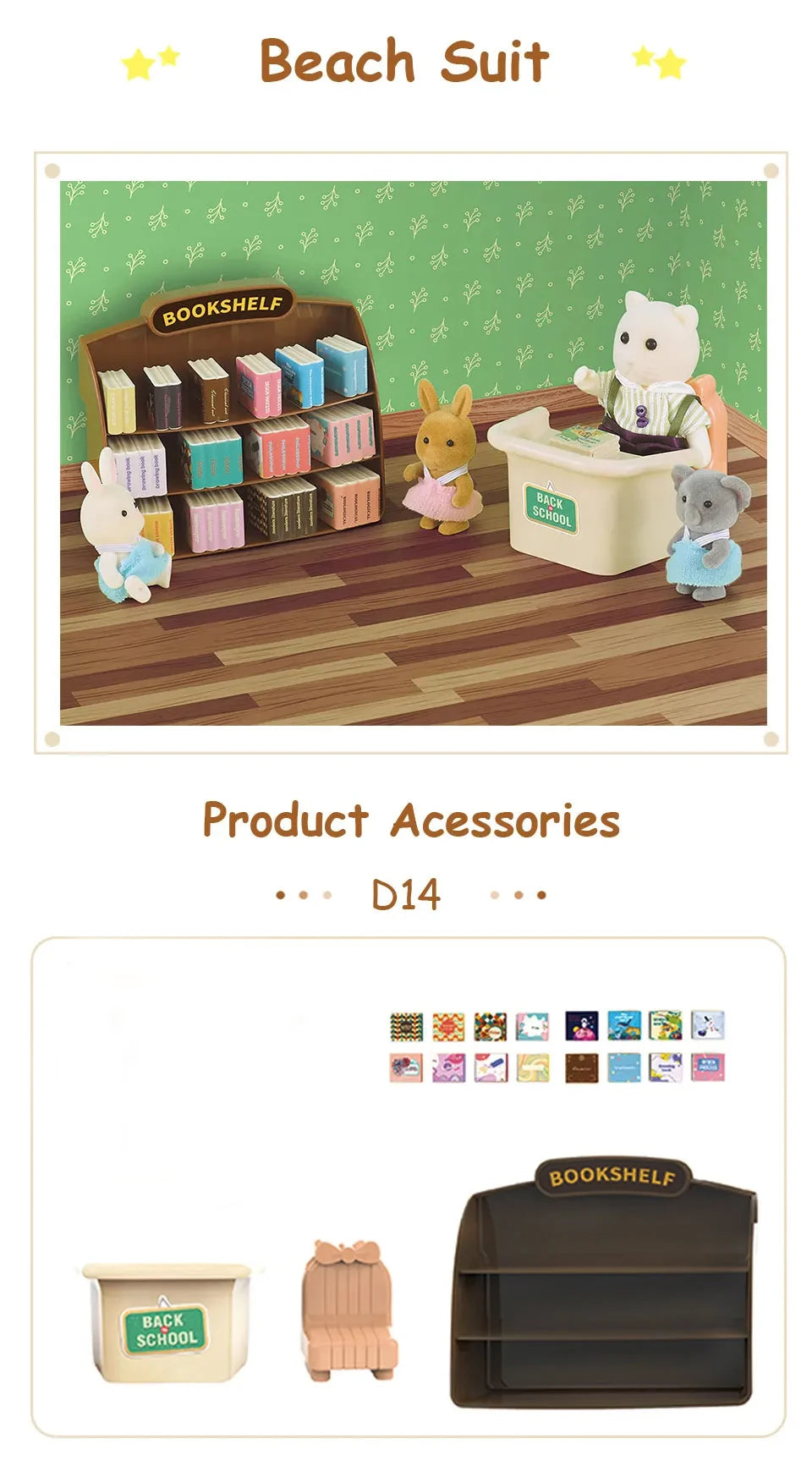 1:12 Miniature Furniture Forest Family Kitchen Toy Dining Table Dollhouse Accessories Bathroom Pretend Play For Girl Gifts Toys