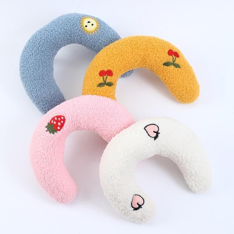 Cat Pillow Pet Cat Dog Sleeping Pillow Soft U-shaped Pillow Cat Toy Pet Toys Pet Supplies  аксесуари для котів