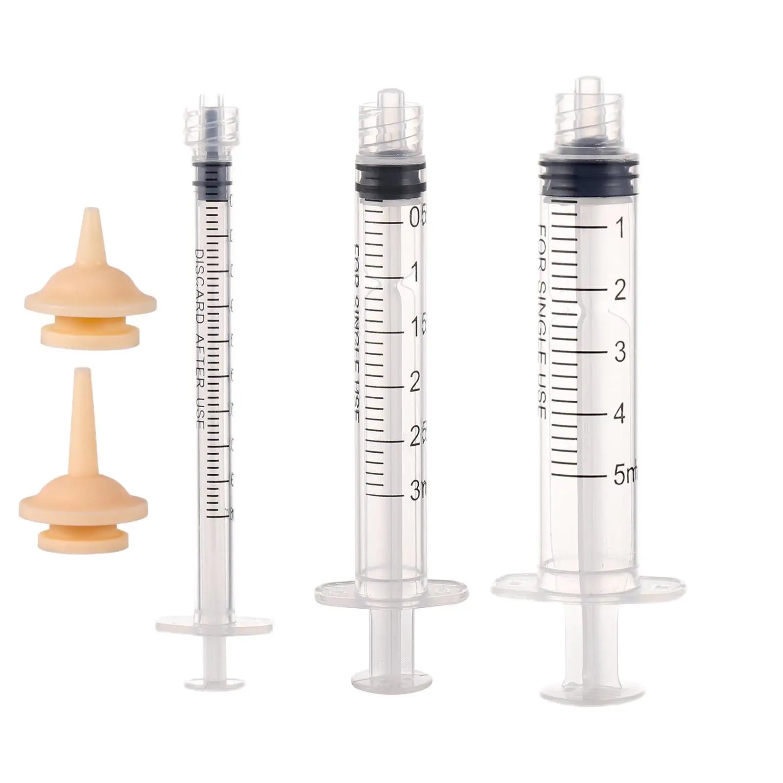 1 Set Pet Kitten Feeding Pacifier Silicone Puppy Pacifier Syringe For Kittens, Puppies, Rabbits Newborn Pet Feeding Accessories