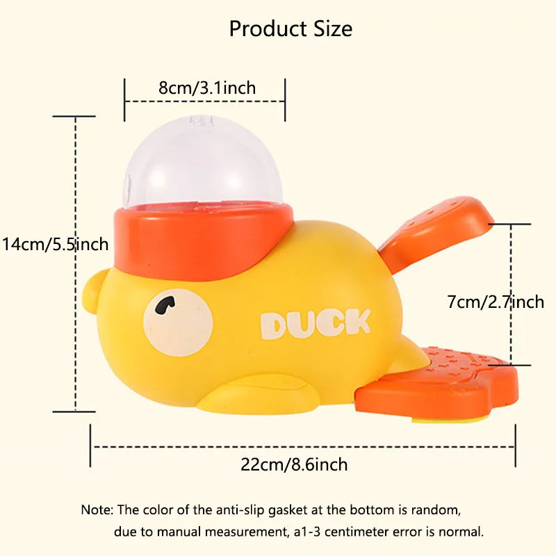 Little yellow duck pet leaking device pet interactive toys educational training device pet feeding device puppy leaking toys