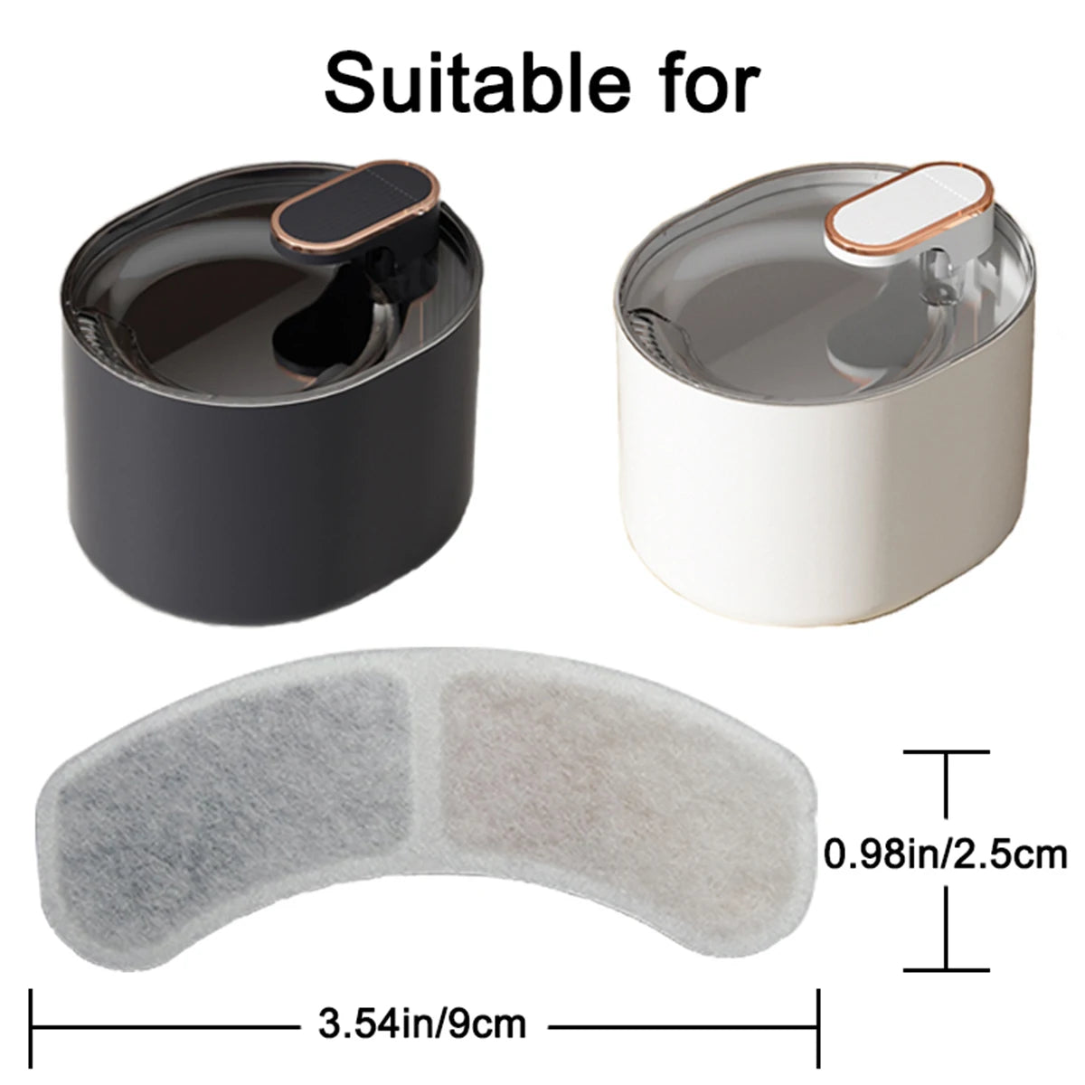 Cat Water Fountain Filters Pet Water Dispenser Filter Cartridge Cat Dog Feeding & Watering Supplies Filters Accessories