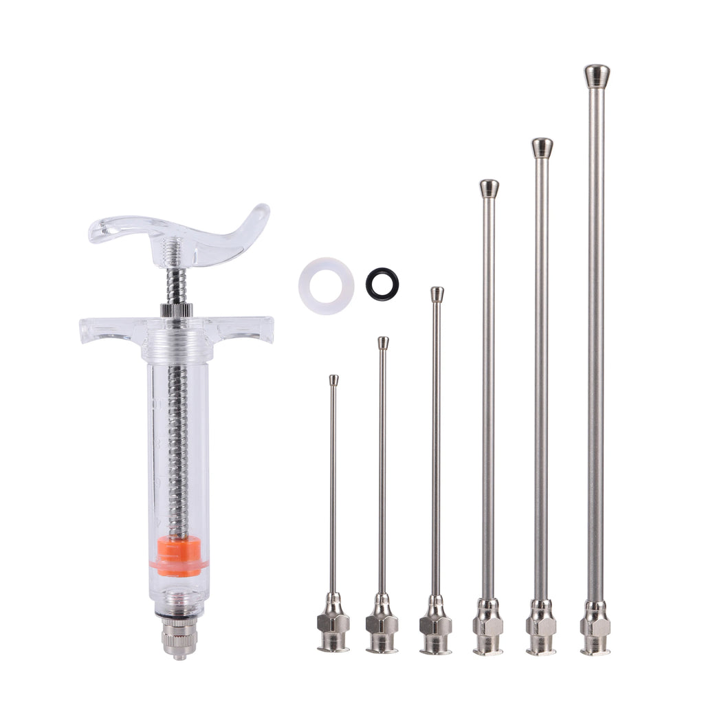 10ml/20ml Birds Feeding Syringe Kit With 6 Pcs Curved Gavage Tubes Bird Feeding Feed Medicine Supplies Pets feeding supplies