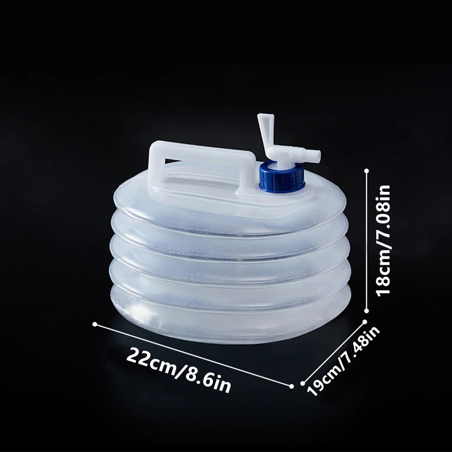 Portable 5/10L /15L Outdoor Foldable Collapsible Drinking Car Water Bag Carrier Container Outdoor Camping Hiking Picnic Emergenc