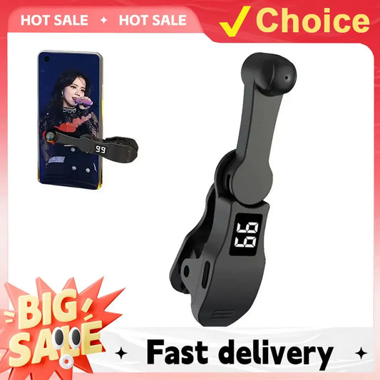 Auto Screen Clicker Mini Simulated Finger Phone Clicking Clicker Clip-on Video Live Liker Game Screen Touch Device for Phone App