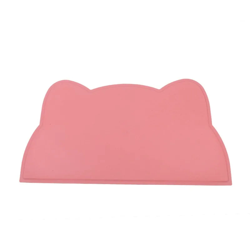 Silicone Pet Feeding Dog Cat Bowl Food Mat Non-Stick Waterproof Pet Food Feeding Pad Puppy Feeder Tray Water Cushion Placemat