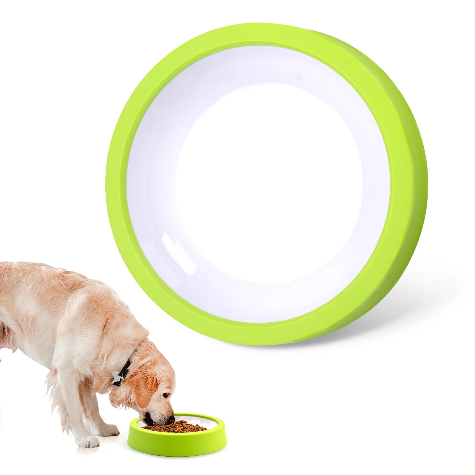 Pet Dog Slow Feeder Bowl Fun Non Slip Anti-Gulping Slower Food Feeding Dishes Eco Dog Bowl for Large Medium Small Dogs Puppy