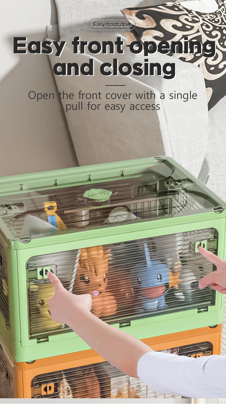 Home Folding Storage Box Student Book Box Five-door Pet Organizer Camping Car Backup Storage Box