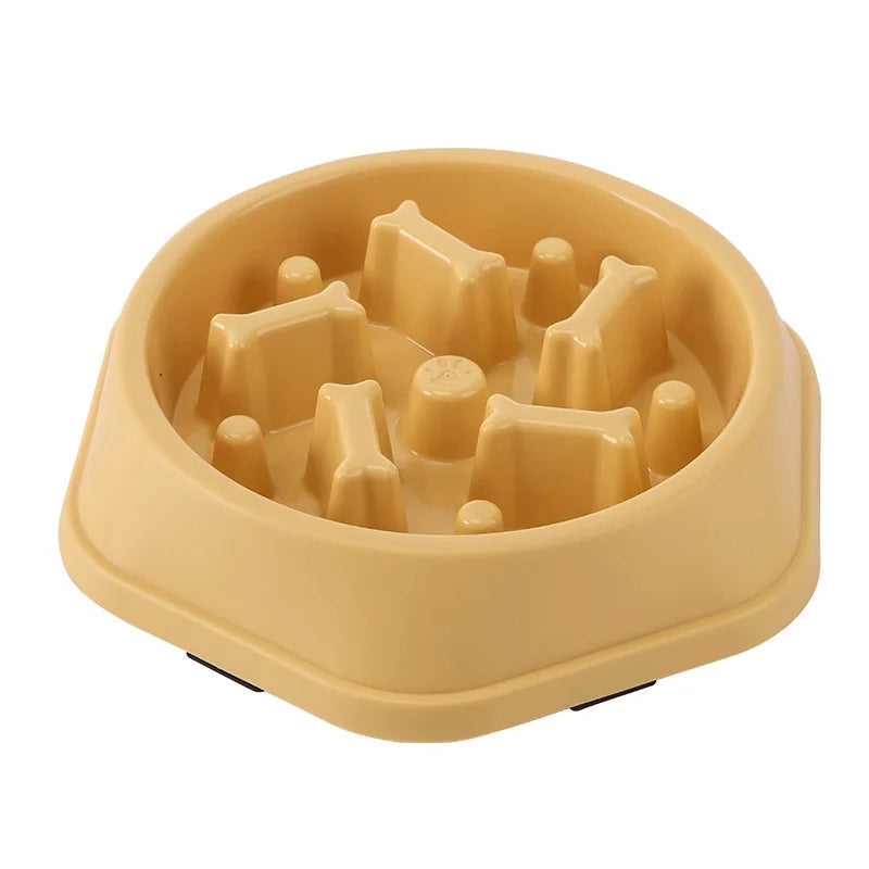 Slow Feeder Dog Bowl Non Slip Cat Dog Slower Food Feeding Dishes Large Small Medium Pet Slow Eat Dishes Puzzle Bowl Pet Supplies