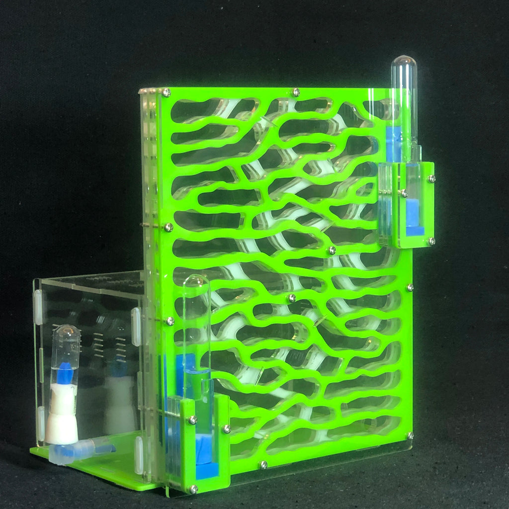 DIY Large Acrylic Ant Farm with Feeding Area Big Ants House Ant Nest Villa Insect Pet Anthill Workshop 6 Layers  19.5*15*22cm