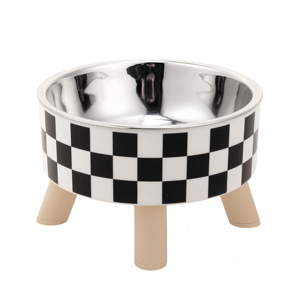 Elevated Cats Feeder Bowl Anti-choking Raised Cat Food Water Bowl With Stand Pet Feeding Drinking Supplies bowls for cats dogs