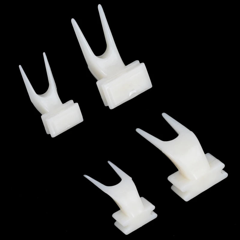 5Pcs Fruit Fork Parrot Pet Bird Plastic Food Holder Feeding on Cage for Hamster Rat 2 Size S/L Fruit Fork Parrot Fruit Fork