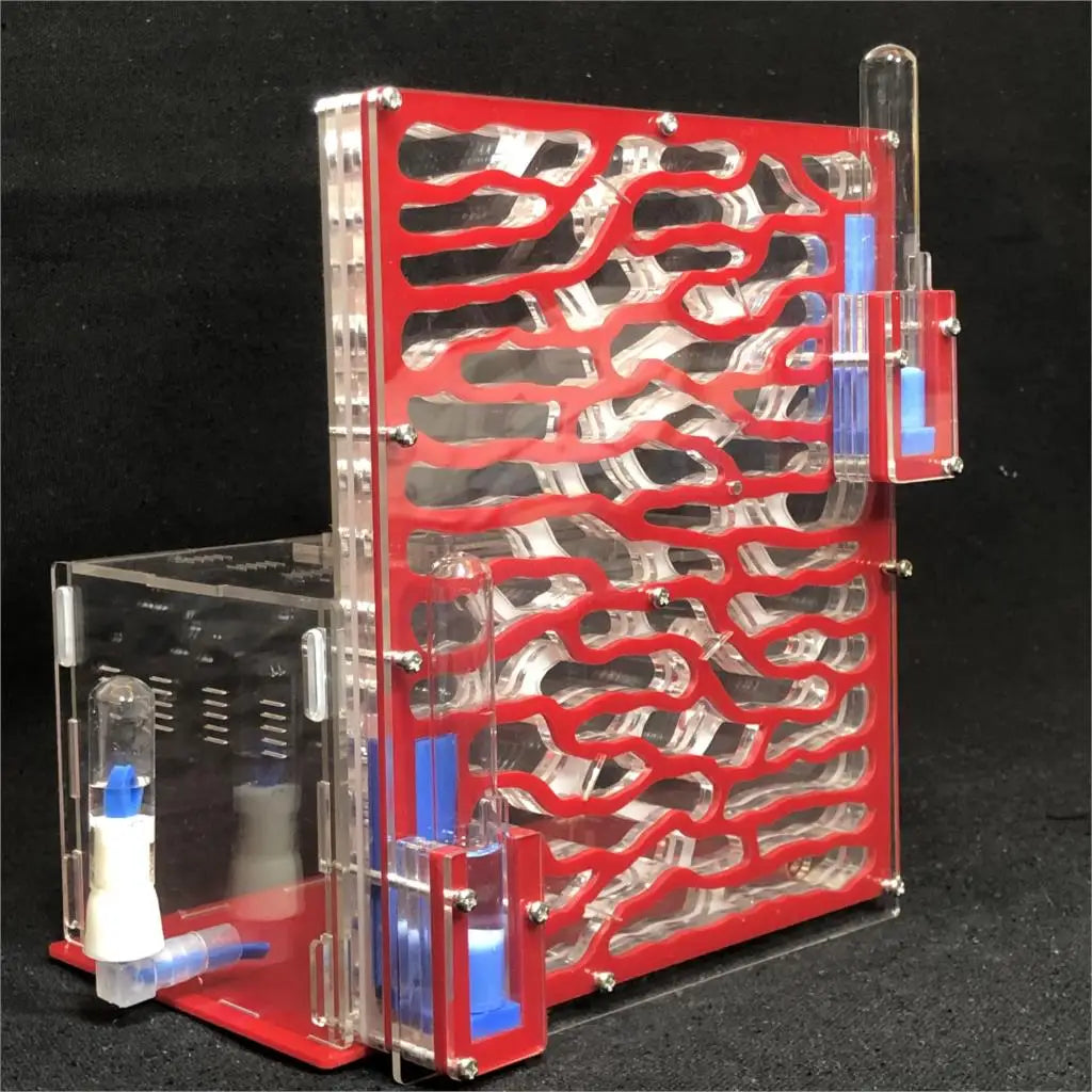 DIY Large Acrylic Ant Farm with Feeding Area Big Ants House Ant Nest Villa Insect Pet Anthill Workshop 6 Layers  19.5*15*22cm