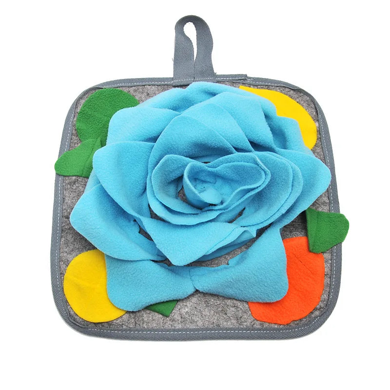 Pet Snuffle Mat For Dogs Rabbit Pet Feeding Foraging Trainingpad Bunny Blanket Toys Puzzle Dogs Toy Noseslow Dispenser Rabbits