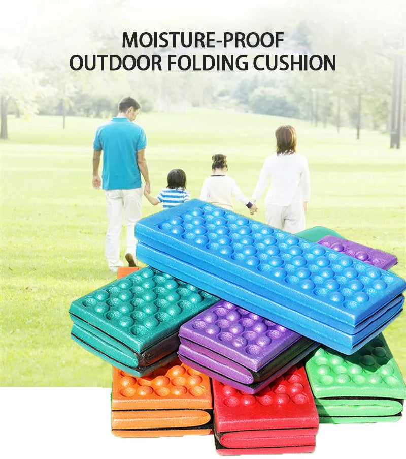 Outdoor Picnic Camping Mat Beach Moisture-Proof Foldable XPE Cushion Hiking Portable Small Mats Egg Trough Waterproof Pad