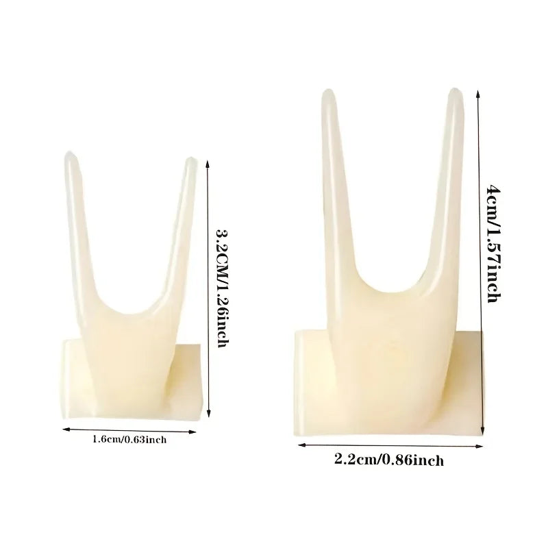 5pcs Durable PP Material Bird Cage Fruit Forks, Parrot Feeding Accessories, Pet Supplies Snack Holder for Birds