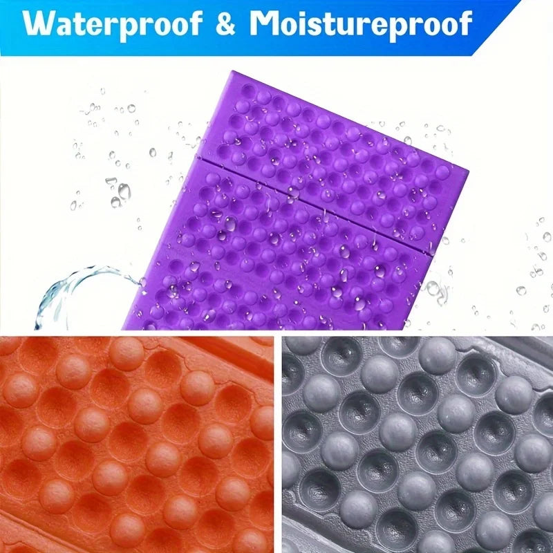 Outdoor Picnic Camping Mat Beach Moisture-Proof Foldable XPE Cushion Hiking Portable Small Mats Egg Trough Waterproof Pad