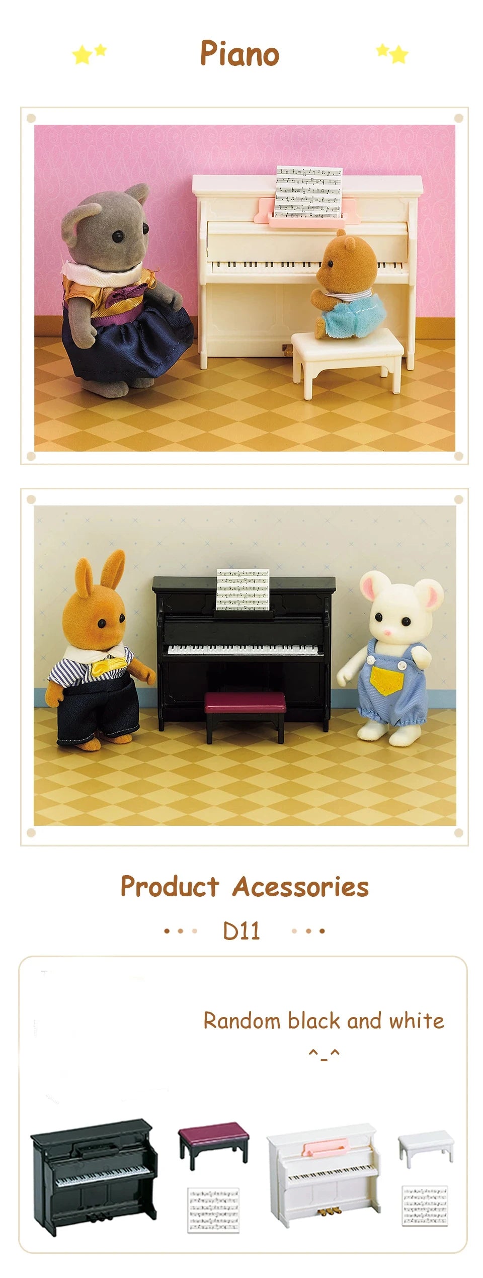 1:12 Miniature Furniture Forest Family Kitchen Toy Dining Table Dollhouse Accessories Bathroom Pretend Play For Girl Gifts Toys