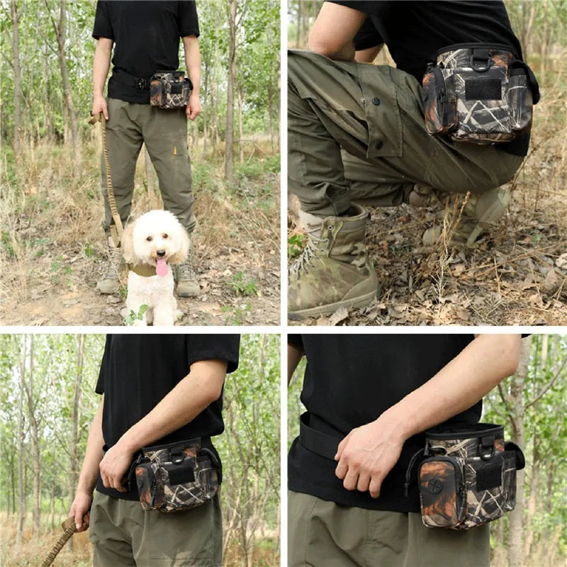 Portable Dog Treat Bag Outdoor Dog Treat Pouch For Training Feeding Bag Pet Trainer Waist Bag Dog Supplies