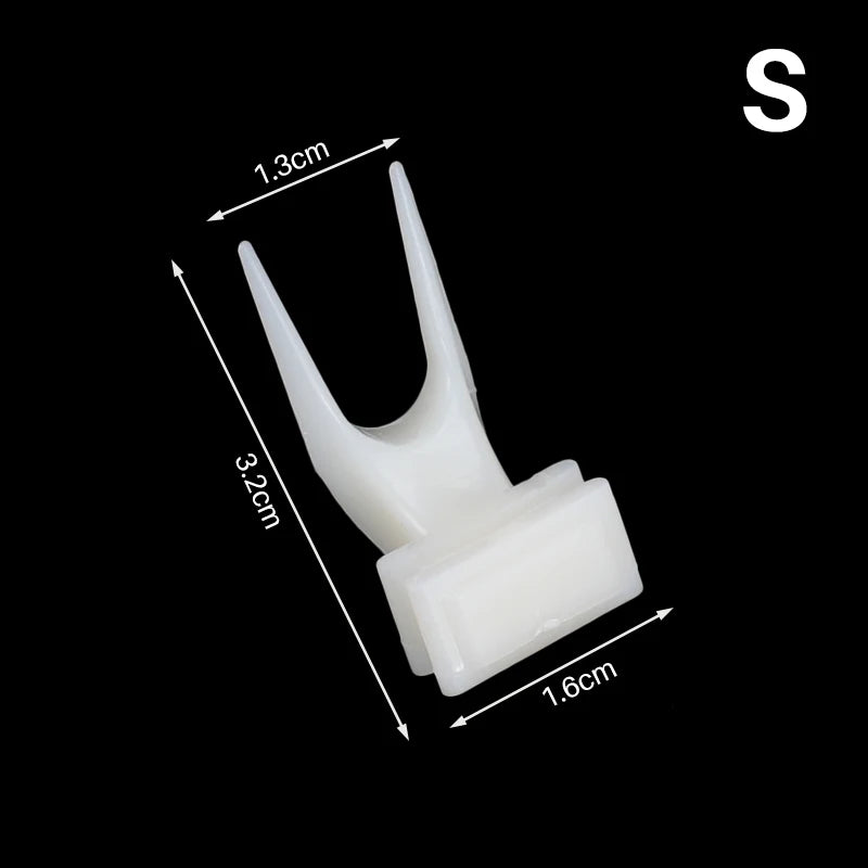 5Pcs Fruit Fork Parrot Pet Bird Plastic Food Holder Feeding on Cage for Hamster Rat 2 Size S/L Fruit Fork Parrot Fruit Fork