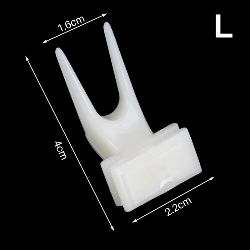 5Pcs Fruit Fork Parrot Pet Bird Plastic Food Holder Feeding on Cage for Hamster Rat 2 Size S/L Fruit Fork Parrot Fruit Fork