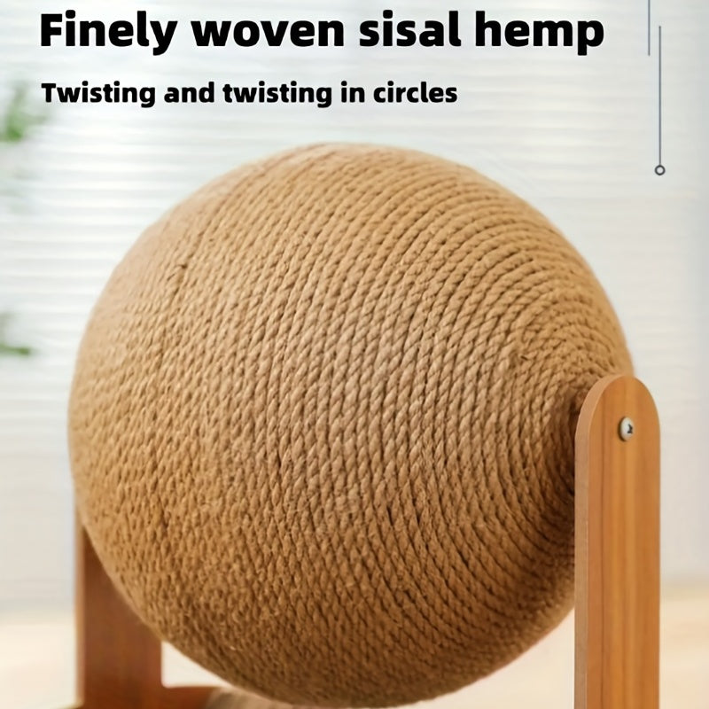 Sisal Cat Scratching Ball, Cat Scratcher Toy, Cat Scratch Board, Wear Resistant Indoor Cats Toy, Interactive Pet Toy-Valentines day