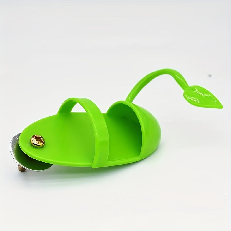 YIYUANPET Parrot Bird Feeder Toy, Plastic Fruit and Vegetable Basket with Calcium Station, Interactive Seed Caddy for Parakeets, Cockatiels, Lovebirds, with Easy Wall Mount Swing