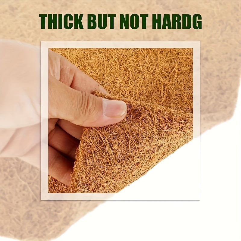 [7pcs]7pcs Of Reusable Coconut Palm Mats, Chicken Coop Nesting Mats, Moisture-proof And Heat-insulating, Perfect For Birds And Reptiles To Lay Eggs, Easy To Care For