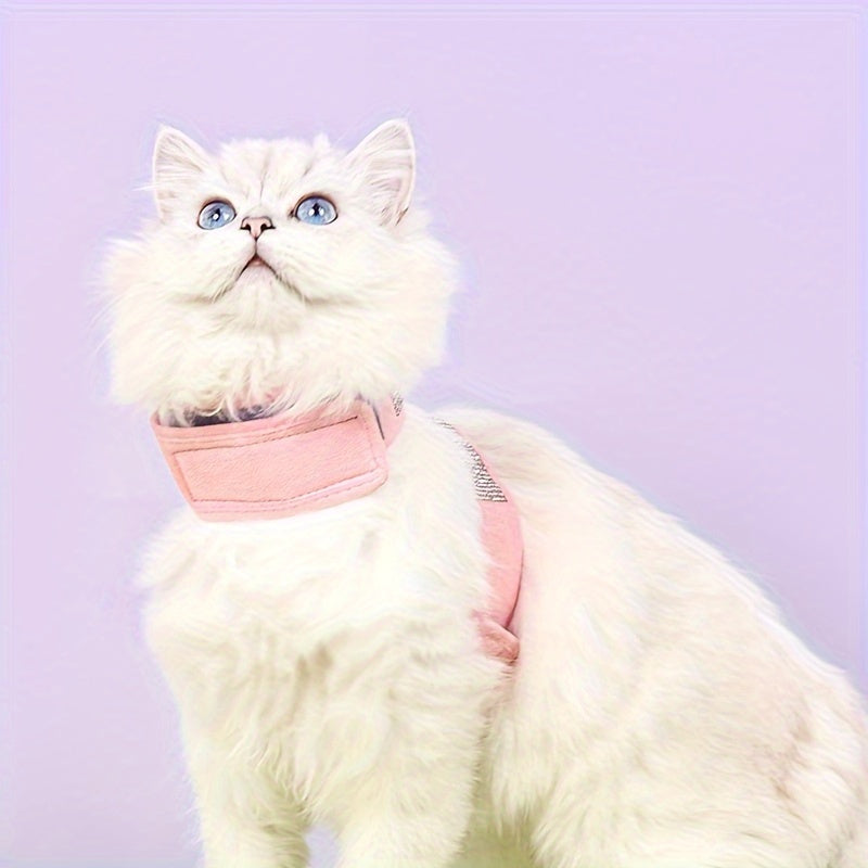 No Pull Pet Harness For Dogs, Bling Rhinestone Soft Dog Harness, Escape Proof Dog Vest Harness For Outdoor Walking Jogging