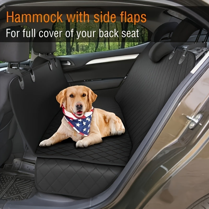 Dog Seat Cover, Waterproof Hammock, Durable And Soft Pet Backrest Cover, Suitable for Cars, Trucks, And SUVs, Travel With Pets, Snug Fit, Durable Cover, Heavyduty Material, Car Hammock, Dog Lovers, Suv Drivers