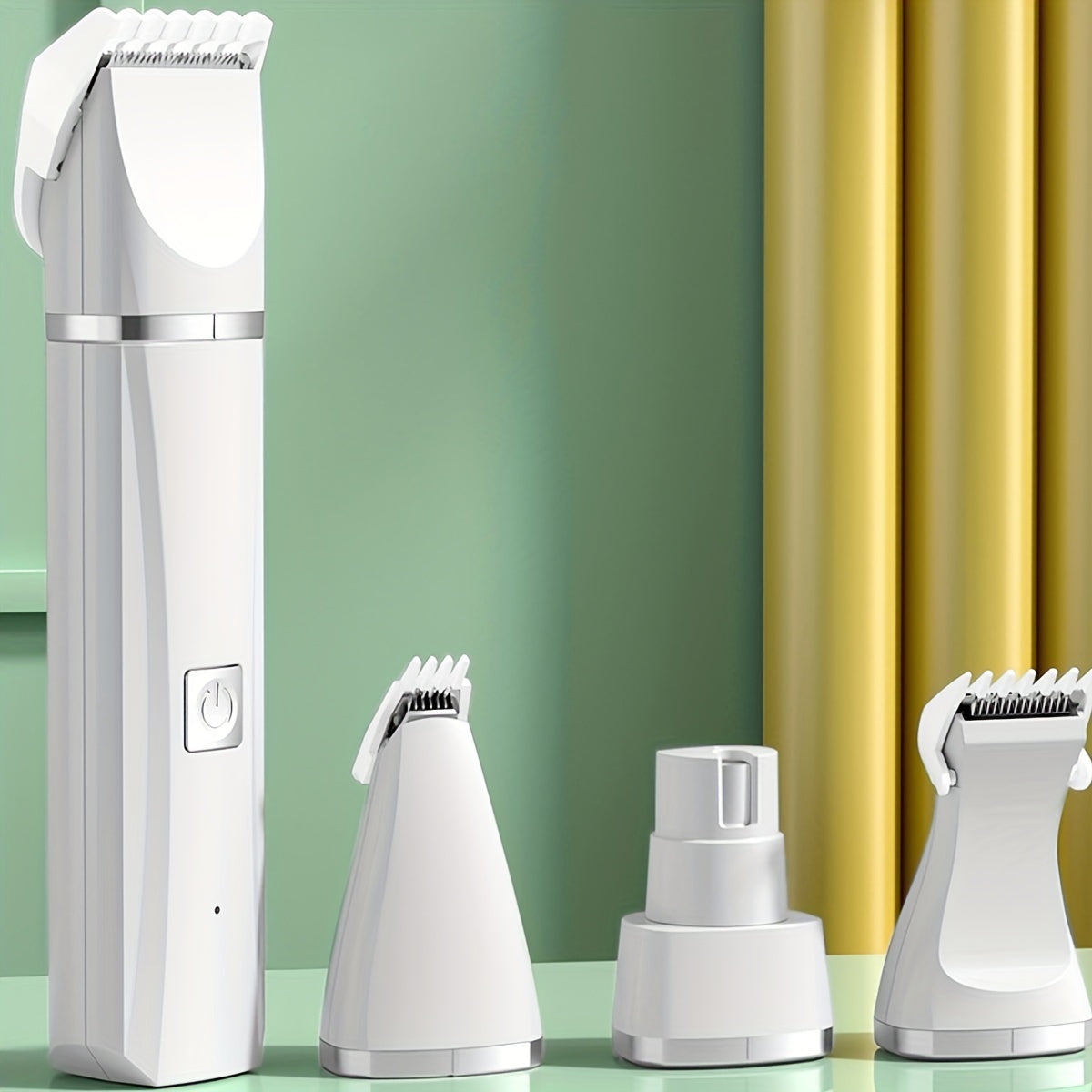 4 In 1 USB Rechargeable Dog Hair Clippers For Grooming, Electric Dog Nail Trimmers, Foot Hair Shaver, Pet Grooming Tool For Dogs & Cats