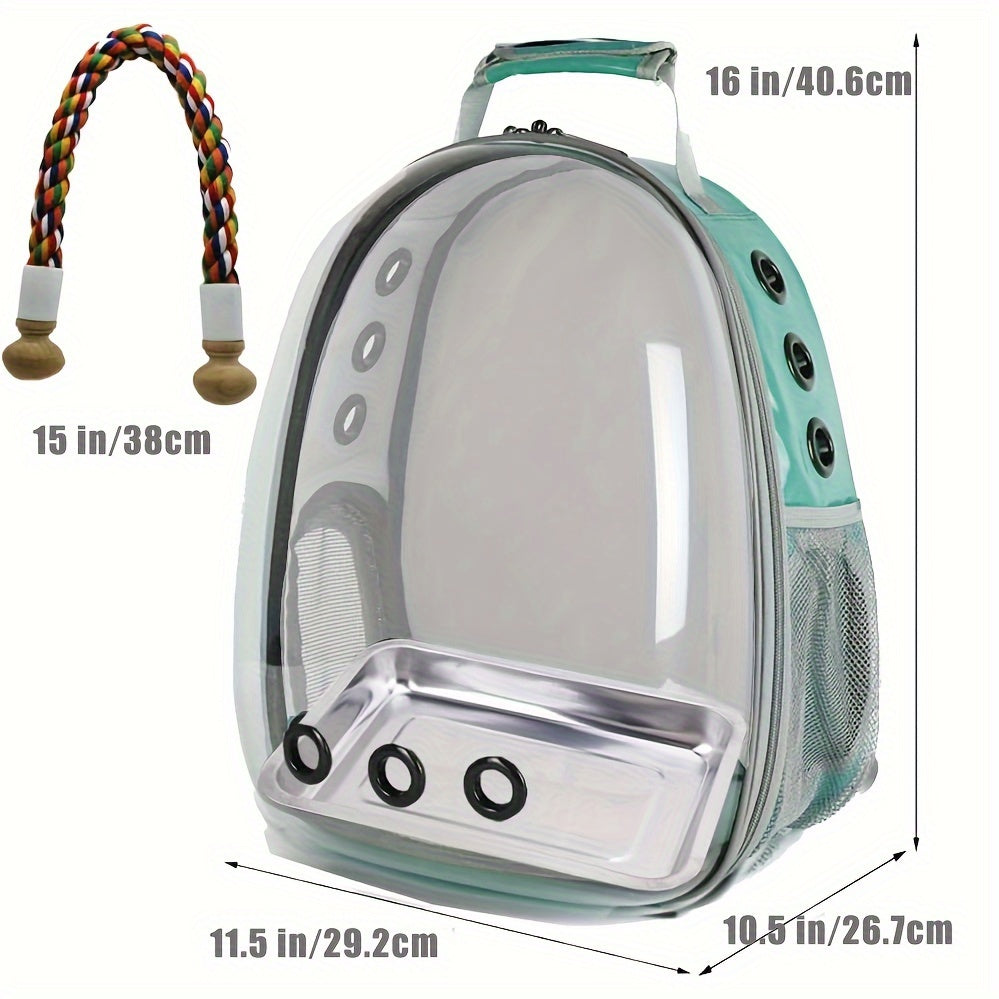 Bird Travel Backpack Carrier for Parakeet Budgies Cockatiel Conure Vet Visit Bag