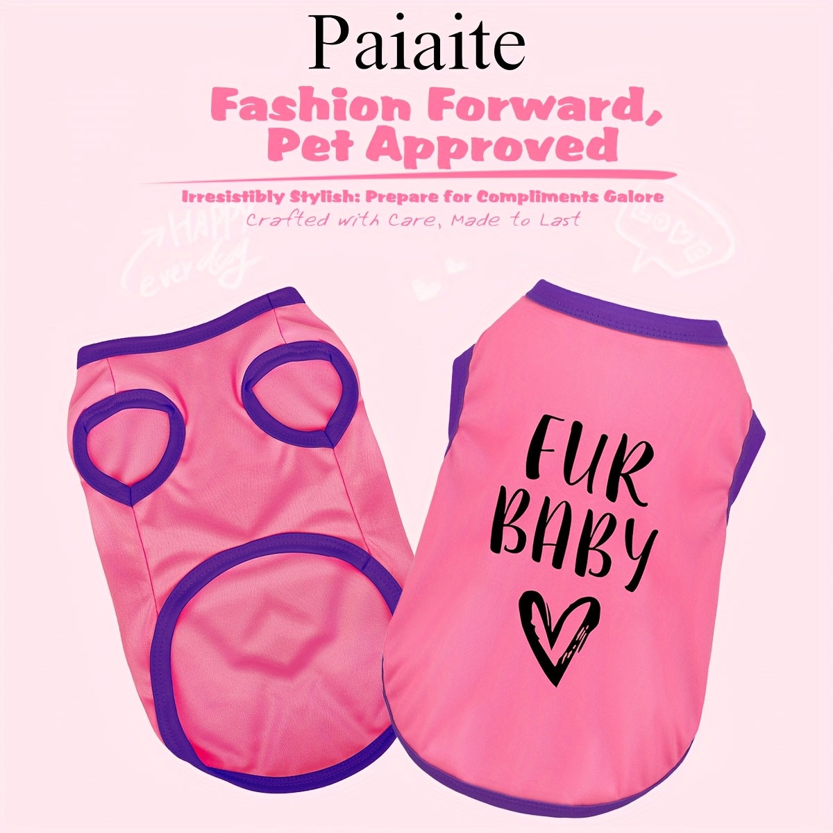 8pcs Dog Shirts for Small & Medium Dogs