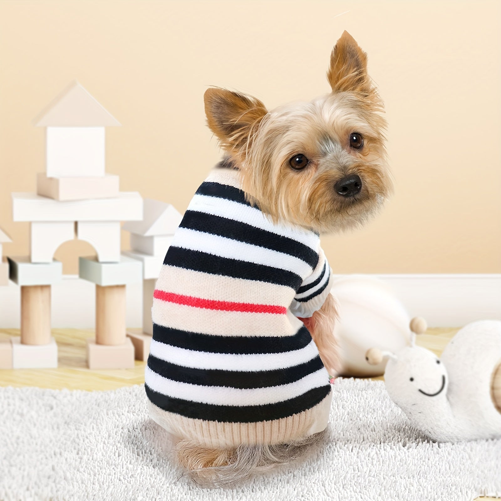 Adorable Cartoon Dog Sweaters - Soft, Warm, and Cozy Knitwear for Small Dogs, Puppy Winter Coats, Cute Bear Designs, Hand-Knitted Outfits, Pet Apparel for Cold Weather, Easy to Wear and Care